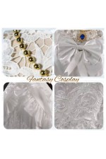 Identity V Bloody Queen Mary Promised Day White Wedding Gown Cosplay Costume